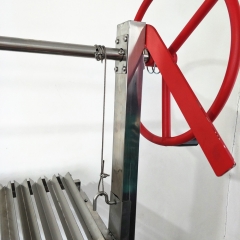 Argentine Wood fired BBQ Grill with V-grate grill rotisserie
