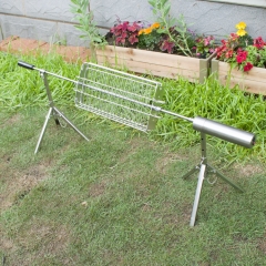 Adjustable Spit Rotisserie Multi Use BBQ Grill Basket BBQ accessories