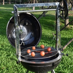 20/22 Inches Outdoor Portable Round Rotisserie Gabby's Grills attachment Kettle Premium Charcocal BBQ grill