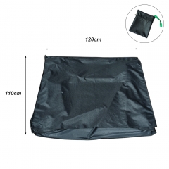 Lightweight Nylon Grill Cover - Foldable, Waterproof, Portable for Tailgating/Picnic, Small Grill Protection Accessory