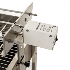 Cypriot Foukou Automatic Electric Motor Turning BBQ Charcoal Chicken Grill Machine
