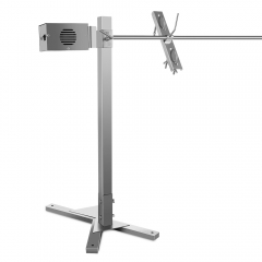 Stainless steel electric lamb hog bbq grill tripod rotisserie spit Charcoal Grills