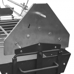 Stainless steel lifting roasted chicken beef Cyprus barbecue grill