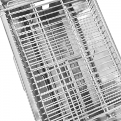 Outdoor portable gas charcoal flip barbecue grill