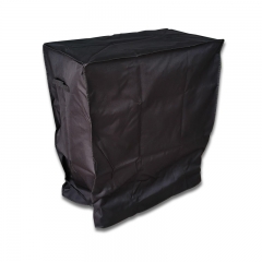 Outdoor and indoor dust-proof and windproof black barbecue grill cover
