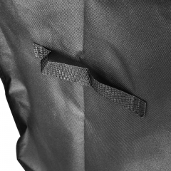 Outdoor and indoor dust-proof and windproof black barbecue grill cover