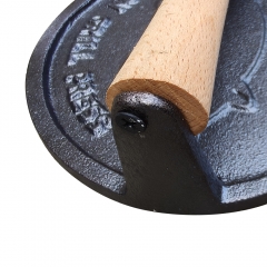 High quality cast iron meat patty press, hamburger patty maker