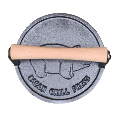 High quality cast iron meat patty press, hamburger patty maker