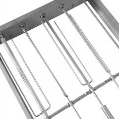 Stainless steel portable outdoor barbecue camping three toothed fork grill set