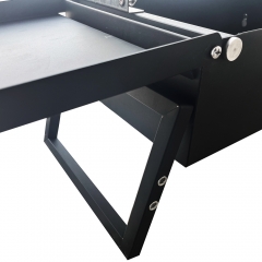 Portable stainless steel outdoor camping barbecue chicken black folding flip barbecue grill