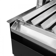 Outdoor kitchen stainless steel adjustable grill mesh Argentine barbecue grill