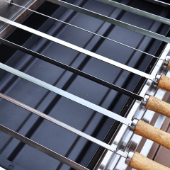 Outdoor camping electric stainless steel adjustable charcoal box Cyprus barbecue grill