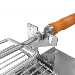 Outdoor camping portable stainless steel multifunctional barbecue grill