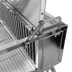 Stainless Steel Spit Rotisserie Twin Vertical Double Spit BBQ Grill