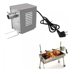 Electric grill rotating motor, stainless steel barbecue spit rotating motor, suitable for heavy-duty motors for outdoor grilling of pigs, sheep, and chickens