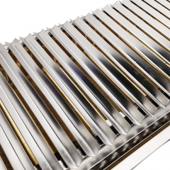 Family backyard commercial roasted chicken, beef stainless steel Santa Maria style Argentine barbecue grill