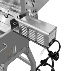 Outdoor garden gas Roasted whole lamb commercial stainless steel rotisserie spit roaster grill