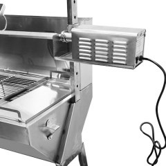 Outdoor barbecue stainless steel commercial electric rotisserie grill