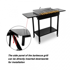 Cyprus BBQ Grill-Black Outdoor Camping Family Reunion Commercial Cyprus Barbecue Grill