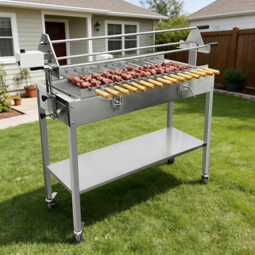 Cyprus BBQ Grill-Outdoor family backyard commercial stainless steel Cyprus style barbecue grill